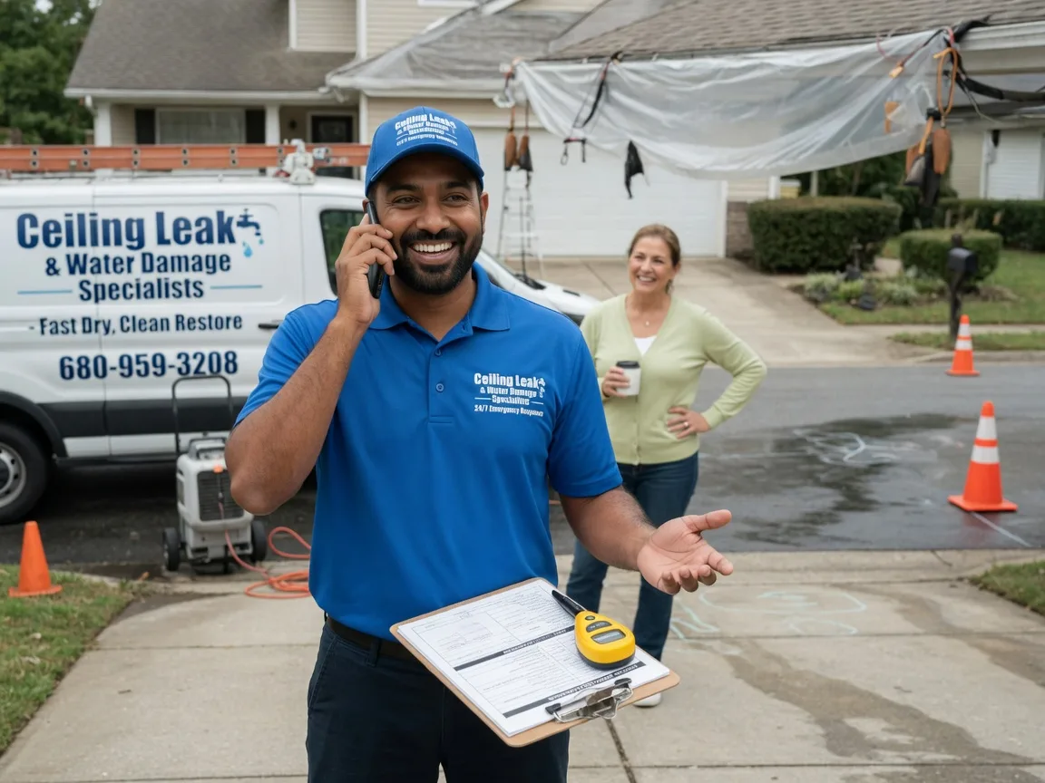 Ceiling Leak Cleanup Pinos Altos, NM FAQs